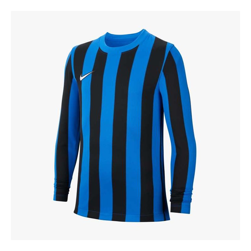 1 - Maglia A Righe Nike Division Iv Azzurro