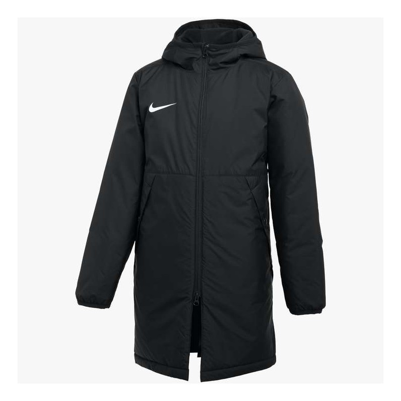 1 - Giubbotto Lungo Invernale Zip Intera Nike Park 20 Nero