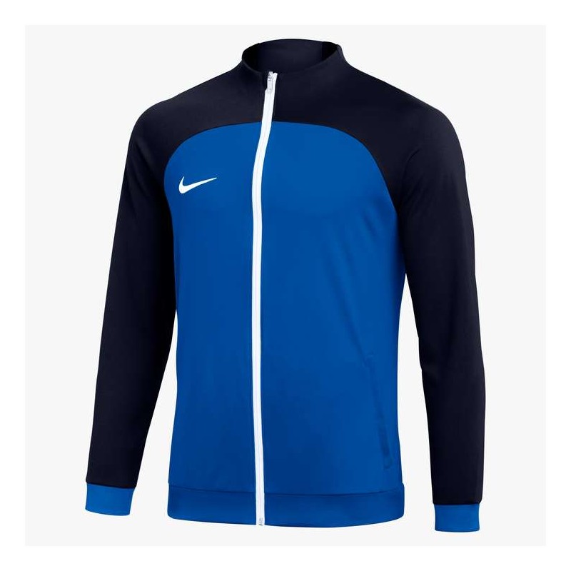 1 - Giacca Tuta Zip Intera Nike Academy Pro Azzurro