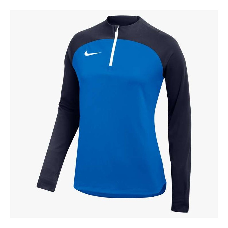 1 - Giacca Tuta Mezza Zip Nike Academy Pro Azzurro