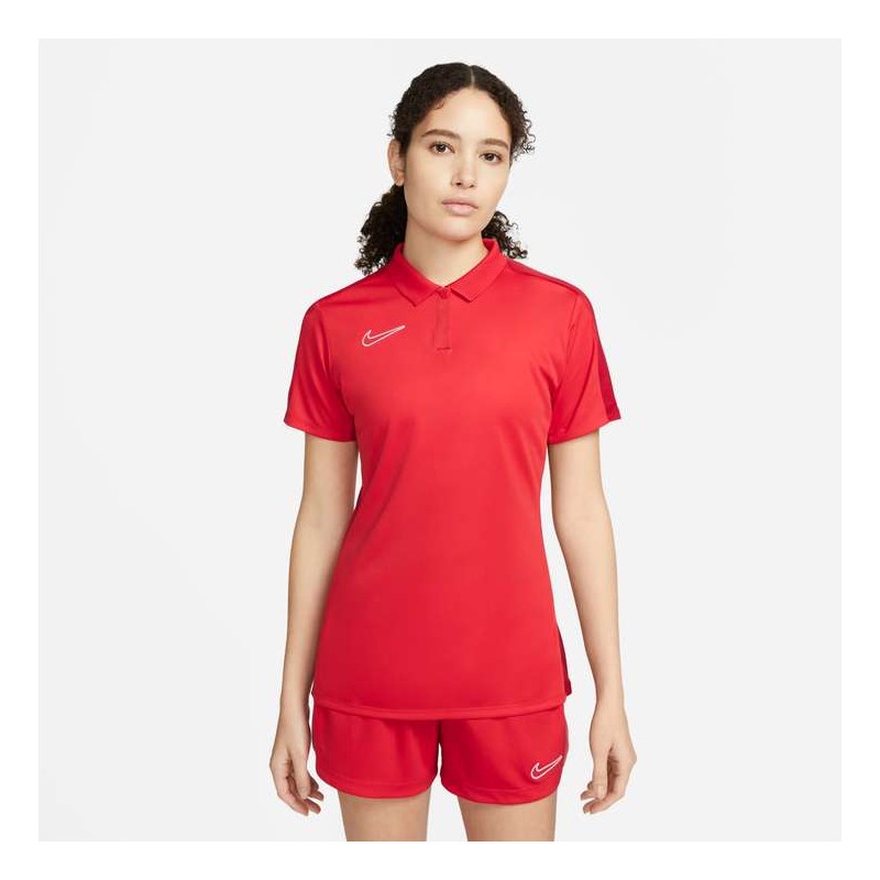 1 - Nike Academy 23 Red Short Sleeve Polo