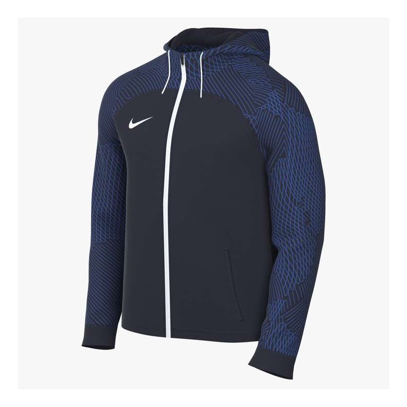 1 - Giacca Con Cappuccio Zip Intera Nike Strike 23 Blu