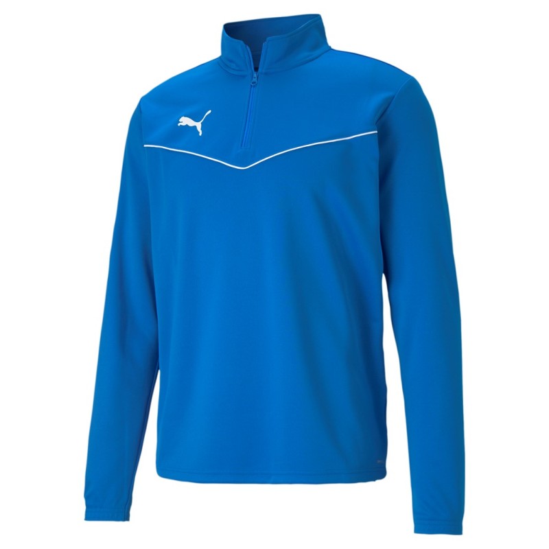 1 - GIACCA TUTA MEZZA ZIP PUMA BLU