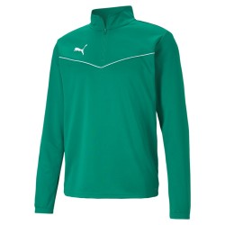 1 - GIACCA TUTA MEZZA ZIP PUMA VERDE