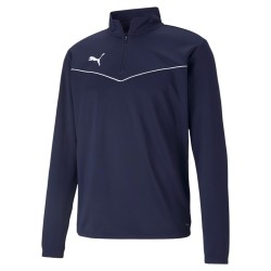 1 - GIACCA TUTA MEZZA ZIP PUMA BLU