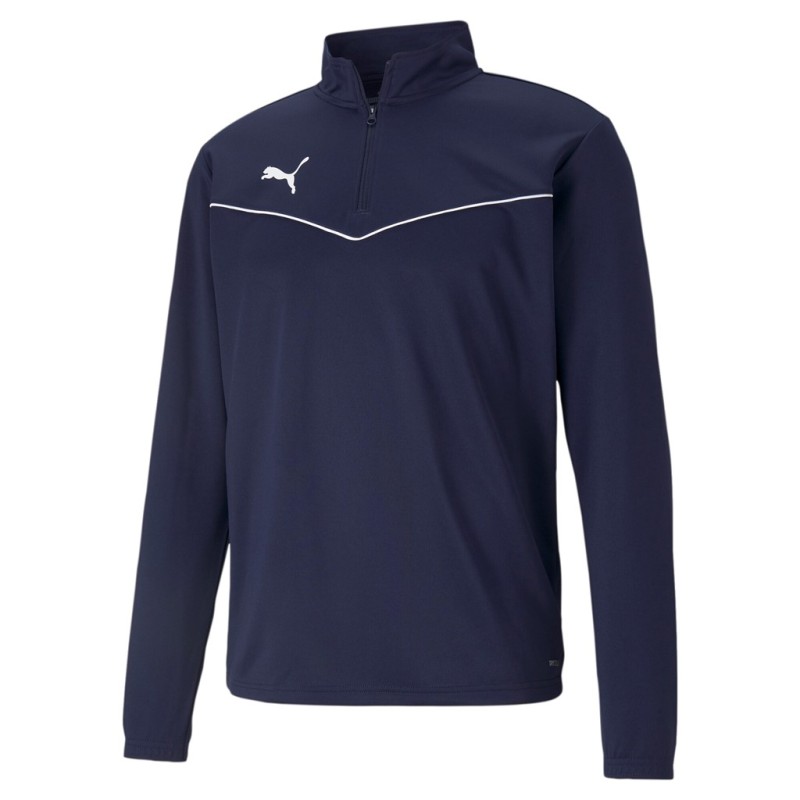 1 - GIACCA TUTA MEZZA ZIP PUMA BLU